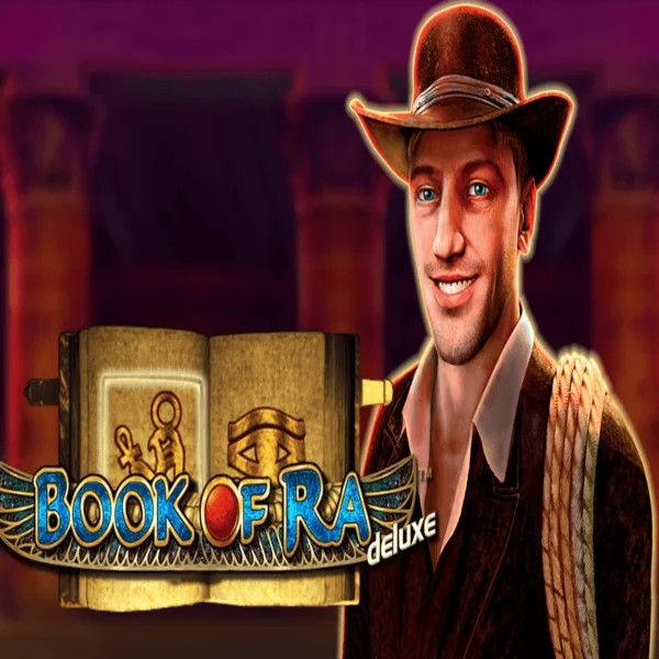 Book of Ra Deluxe slot visual from Novomatic available on betsixtyscasino.nl