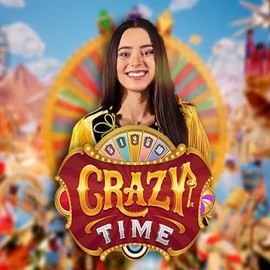Crazy Time logo – Live Casino by Evolution at BetSixty Casino