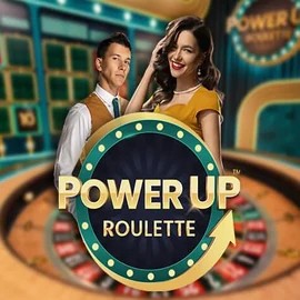 PowerUP Roulette logo by Pragmatic Play at BetSixty Casino